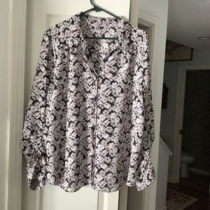 Elle Woman’s Floral Blouse, size 2XL